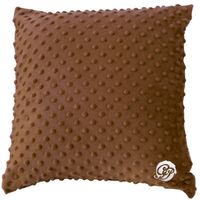 POSZEWKA 40x40 cm JASIEK MINKY-BĄBELKI-CZEKOLADA