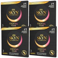 Prezerwatywy SKYN COCKTAIL CLUB bez lateksu smakowe zapachowe cienkie