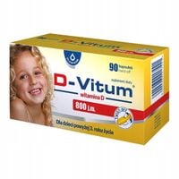 D-Vitum witamina D 800 j.m. 90 kapsułek dla dzieci