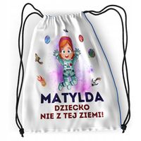 Plecak Sportowy Szkolny Dla Matyldy Córki Dziecka Z Nadrukiem Ze Zdjęciem