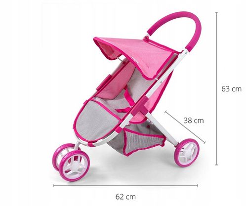 Milly Mally Wózek dla lalek Susie Prestige Pink na Arena.pl