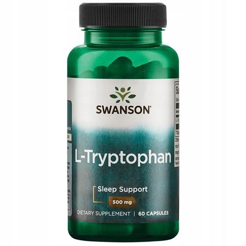 SWANSON L-TRYPTOPHAN 500MG 60K TRYPTOFAN STRES SEN NASTRÓJ SAMOPOCZUCIE na Arena.pl