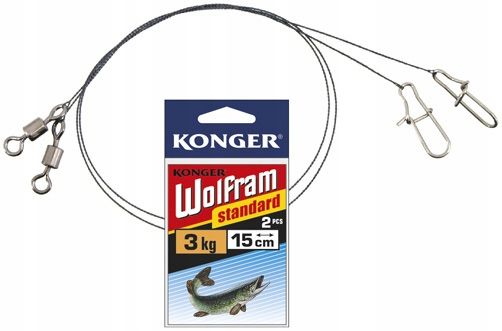Przypon Konger Wolfram Standard wolfram 3 kg 20 cm zdjęcie 1
