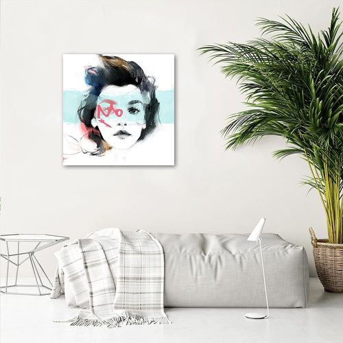 Deco Panel, Kobieca twarz 60x60 na Arena.pl