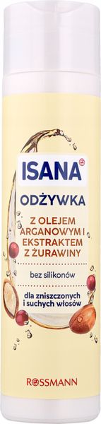 ISANA ODŻYWKA DO WŁOSÓW OLEJ ARGANOWY I ŻURAWINA 250 ML zdjęcie 1