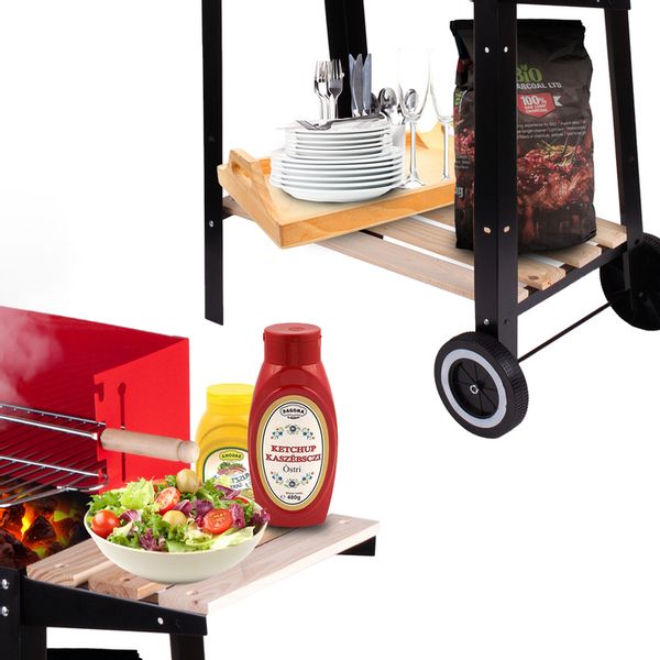 Grill Węglowy Ogrodowy RedBend + Dmuchawa zdjęcie 13