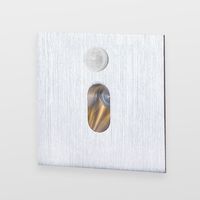 Podtynkowa lampa schodowa Lesel 001 L 100101108 Elkim LED 1W 3000K srebrna