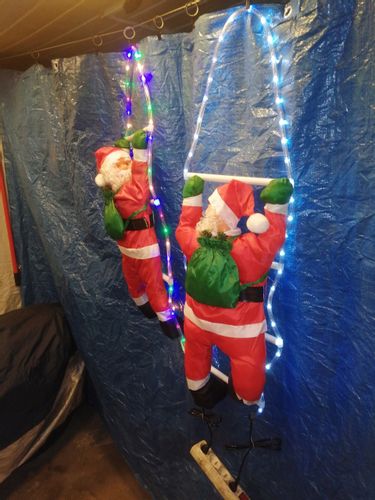 Mikołaj Na Świecącej Drabinie Led 90Cm Biała Led na Arena.pl