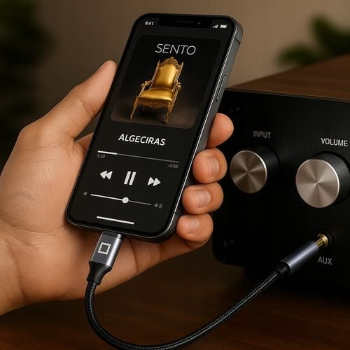 co2 przejściówka adapter lightning mini jack 3,5mm kabel do iphone 12 13 14 na Arena.pl