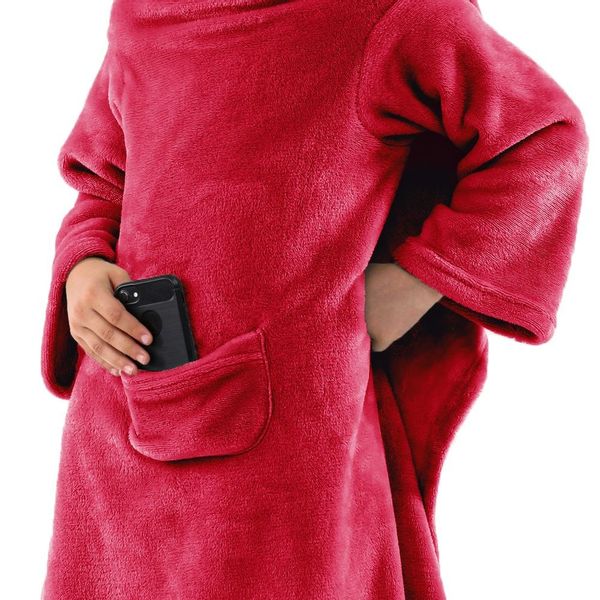 Koc DecoKing LAZYKIDS RED 90x105 zdjęcie 5