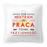 Poduszka Dla Medyka Na Urodziny Prezent Z Nadrukiem Ze Zdjęciem