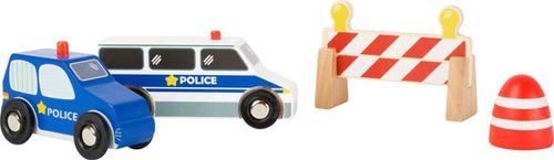 Drewniane autka Policja - 4 elementy na Arena.pl