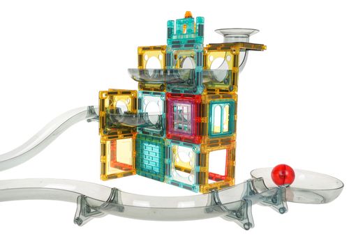 Klocki Magnetyczne Tor Kulka 88El. na Arena.pl