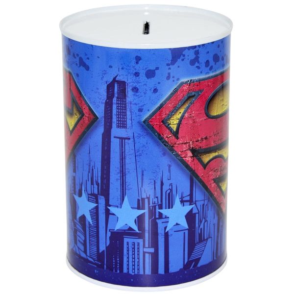 SKARBONKA METALOWA SUPERMAN 10x15CM zdjęcie 3