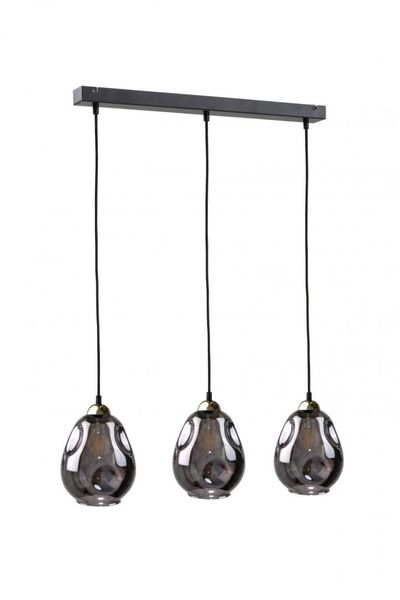 Lampa wisząca 3xE27 LOKI BLACK/GOLD zdjęcie 1