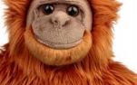 PLUSZAK Zwierzątko Małpa ORANGUTAN Przytulanka Dla NIEMOWLĄT Pluszowe Misie