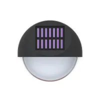 Lampa ścienna solarna LED RGB czarna Aigostar do efektownego oświetlenia ogrodu