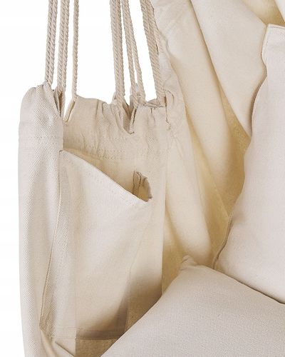 Fotel wiszący hamak boho huśtawka beżowy na Arena.pl