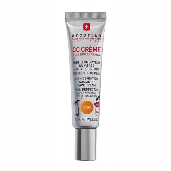 Erborian CC Creme Dore krem CC do cery średniej 15 ml zdjęcie 1