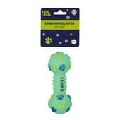 zabawka dla psa kość piszczek zielon14cm trik 0682