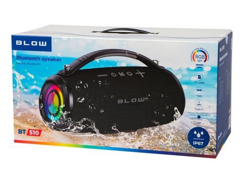 GŁOŚNIK BLUETOOTH PRZENOŚNY BEZPRZEWODOWY SD FM USB AUX MOBILNY RADIO na Arena.pl