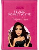 KALENDARZ A5 2026 DZIENNY terminarz z nadrukiem UV STUDIO KOSMETYCZNE