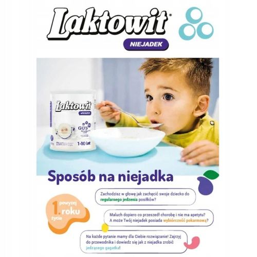 Mleko Modyfikowane Odżywcze Niejadek Laktowit 1-10 lat 400 g na Arena.pl