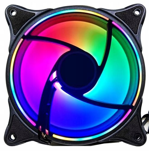 Wentylator RGB Dual LED RING RAINBOW V2 12cm Molex na Arena.pl