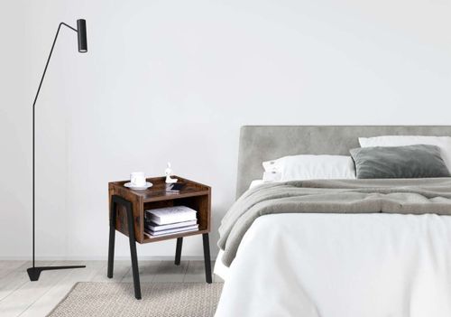 Szafka industrialna loft Skive Rustic postarzany dąb na Arena.pl