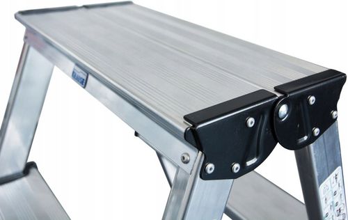 DRABINA DWUSTRONNA ALUMINOWA 2X3 STOPNIE 150KG DOPPLO MONTO KRAUSE na Arena.pl