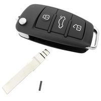 KLUCZYK PILOT SCYZORYK Audi A3 A4 A6 A8 TT Q3 Q5 - 3 przyciski