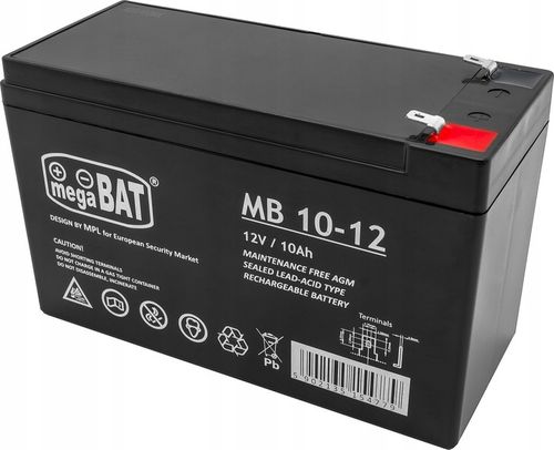 Akumulator AGM BEZOBSŁUGOWY 12V 10Ah (wymiar 7,2Ah/9Ah) ALARM UPS na Arena.pl