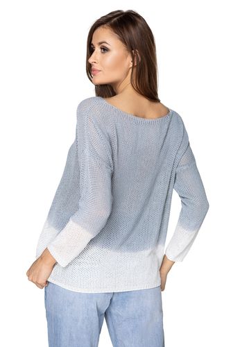 Sweter z efektem ombre - Szary U na Arena.pl