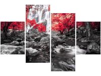 140CM 70 OBRAZ JESIENNY WODOSPAD ŚCIENNY
