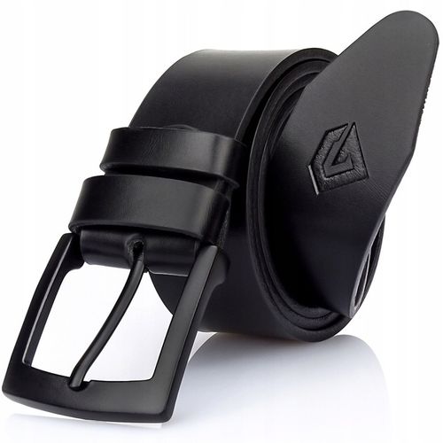 Pasek Skórzany Czarny SZEROKI GRACIO DO SPODNI 125 na Arena.pl