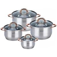 zestaw garnków 8 elementów kinghoff kh-1763