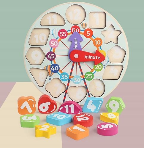 zegar drewniany jhtoy-516 na Arena.pl