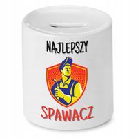 Skarbonka Prezent Dla Spawacza Najlepszy Spawacz Z Nadrukiem Ze Zdjęciem