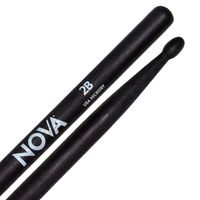 Pałki pałeczki perkusyjne Hikora Czarne Vic Firth Nova 2B Black