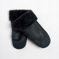 Rękawiczki NATURALNE owcze góralskie 100% skóra ZIMOWE skórzane PREZENT