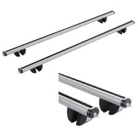 Bagażnik aluminiowy na relingi do AUDI A6 C6 Allroad 5d (2000-2011)r