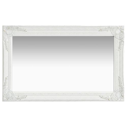 Lustro ścienne w stylu barokowym, 50x80 cm, białe na Arena.pl