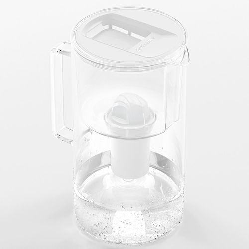 Dzbanek filtrujący szklany Wessper 3l Biały + 10x Filtr aquaclassic 77g na Arena.pl