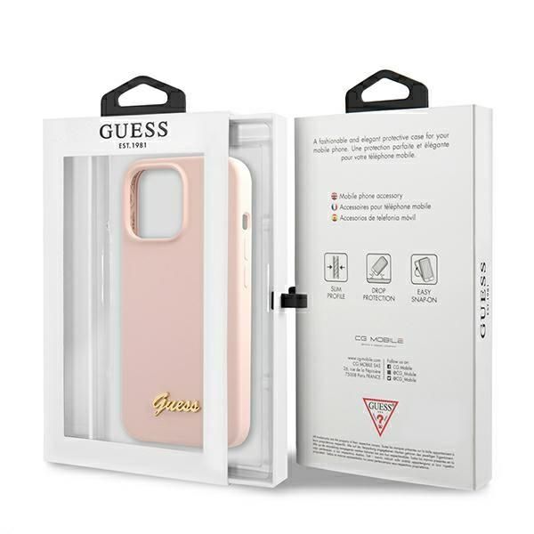 Etui Guess do iPhone 13 Pro Max, Różowy, MagSafe zdjęcie 8