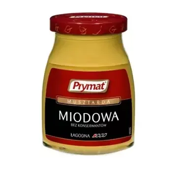 PRYMAT MUSZTARDA MIODOWA 185G zdjęcie 1