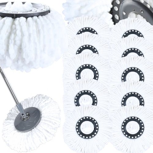 10x Wkład Do Mopa Obrotowego Spin Turbo Końcówki Wkłady Chłonne Zapas na Arena.pl