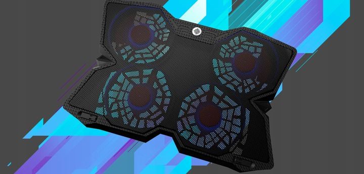 Podstawka chłodząca pod laptopa czarna GAMEPRO zdjęcie 7