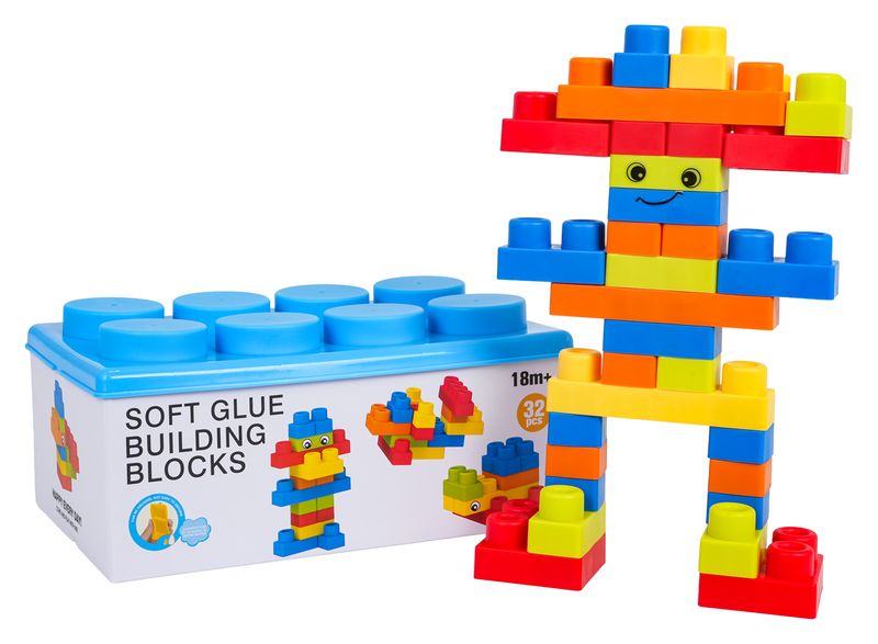 Zestaw Miękkich Klocków 32El. zdjęcie 1