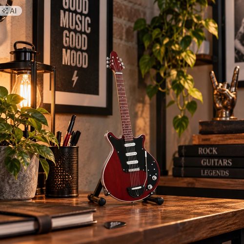 Mini gitara w stylu Queen Brian May MGT-0420 na Arena.pl