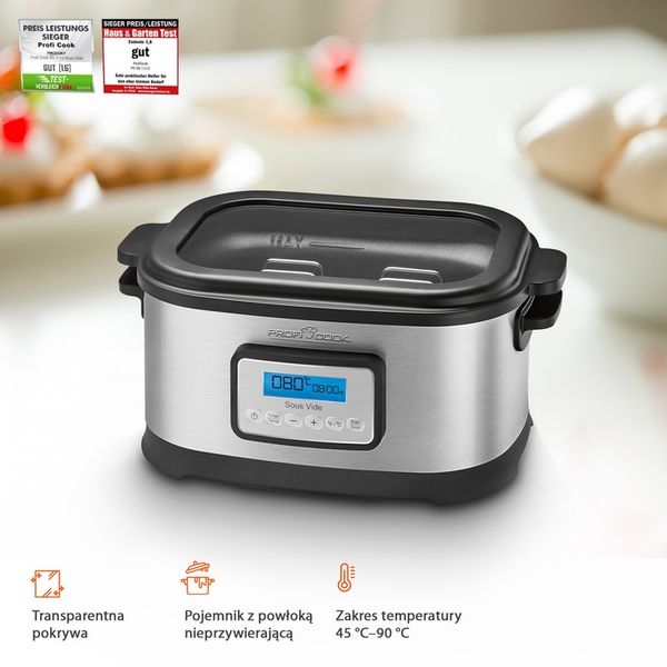 Urządzenie, cyrkulator do gotowania Sous-Vide ProfiCook PC-SV 1112 zdjęcie 15
